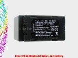 Panasonic VW-VBD55 Camcorder Replacement Battery - TechFuel Professional Li-ion Battery