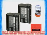 BM Premium Pack Of 2 EN-EL15 Batteries for Nikon 1 V1 D600 D610 D750 D800 D810 D810A D7000