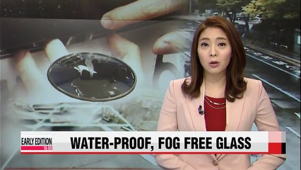 Korean researchers create weather resistant glass