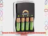 Duracell 15 Minute Charger With 2AA And 2AAA Rechargeable Batteries