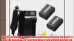 2 Pack Battery And Charger Kit For Sony a7 A55 A33 DSLR SLT A55 SLT A33 NEX-3 NEX-5 NEX-5N