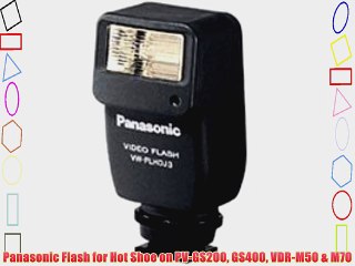 Panasonic Flash for Hot Shoe on PV-GS200 GS400 VDR-M50