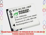 Wasabi Power BTL-DLI88-J-03 1000mAh DB-L80 / D- L188 DB-L80 Premium Japanese Cells Model