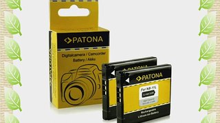 Bundle - 2x Battery Canon NB-11L with Infochip ? 100% compatible with Canon Ixus 125 HS | 132