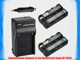 DSTE 2x Full Coded NP-F330 NP-F550 NP-F570 Li-ion Battery   DC01 Charger for Sony CCD-SC5 CCD-TRV80PK