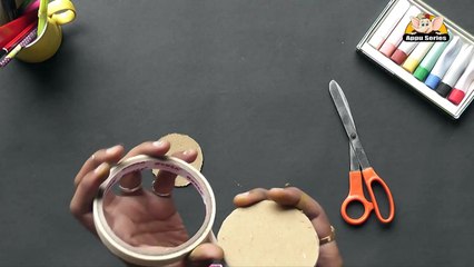 How to make a Damru - Arts and Crafts in Hindi_2