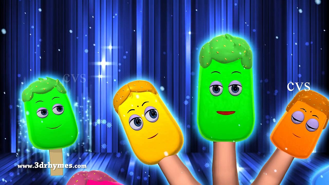 Ice Cream Finger Family - Finger Family Song - 3D Animation Nursery Rhymes and Songs for Children