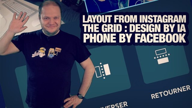 #freshnews 812 Instagram Layout. The Grid. Phone by Facebook