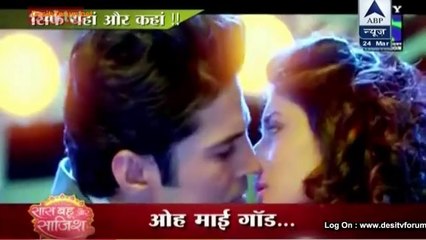 Rajeev Khandelwal Kiss Kritika Kamra, Kritika Slapped Rajeev 24th March 2015