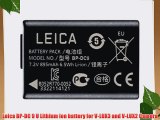 Leica BP-DC 9 U Lithium ion battery for V-LUX3 and V-LUX2 Camera