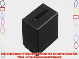 Ultra High Capacity 'Intelligent' Lithium-Ion Battery For Sony HDR-PJ230 - 5 Year Replacement