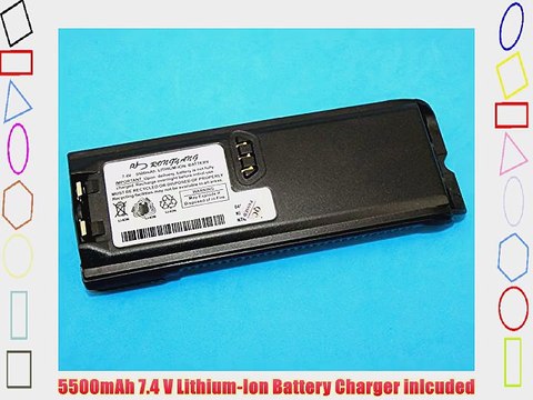SUNDELY 5500mAh Li-ion Replacement Battery Charger For Motorola Radio XTS3000 XTS3500 XTS4250