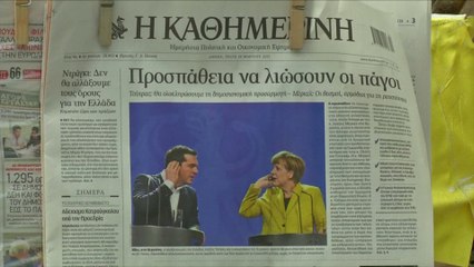 Download Video: Tsipras-Merkel : l'apaisement ?