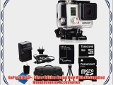 GoPro HERO3  Silver Edition Camera HD Camcorder With Replacement Lithium Ion Batteries   Charger