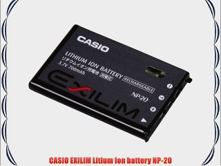 CASIO EXILIM Litium Ion battery NP-20