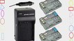 DSTE 3pcs EN-EL3E Li-ion Battery   Charger DC11 for Nikon D30 D50 D70 D70S D90 D80 D100 D200