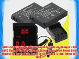 TWO LI-50B Lithium Ion Replacement Batteries w/Charger   8GB SDHC Memory Card for Olympus Stylus