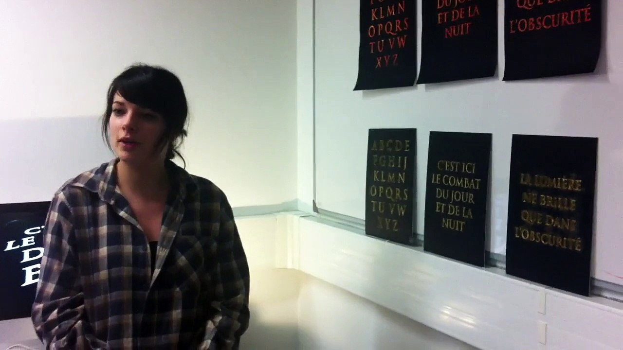 Typographie (Worksop BTS Design Graphique 1ère année)