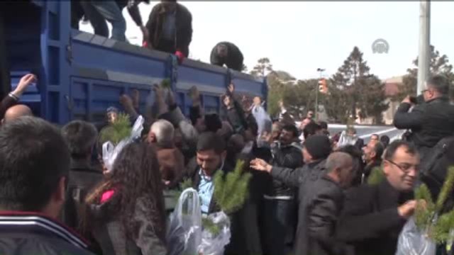 Ücretsiz Dağıtılan 5 Bin Fidan 30 Dakikada Tükendi