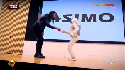 Mario Vaquerizo  conoce al robot ASIMO en Japón - El Hormiguero 3.0(1)