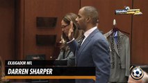 Darren Sharper fue sentenciado a nueve años de cárcel