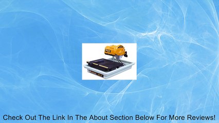 FELKER 173486 TM-75 Portable Tile Saw with Cutting Kit Review