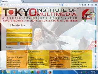 Tokyo multimedia Institute Project work