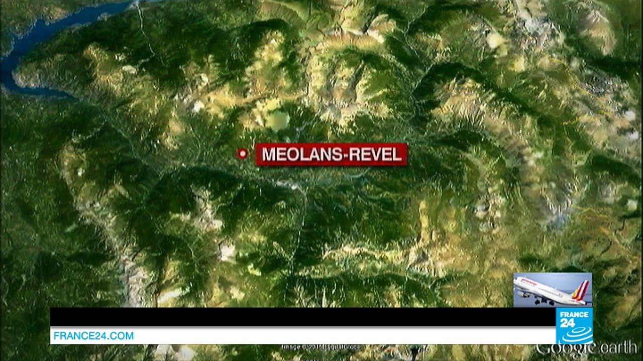 CRASH Airbus A320 : Premières images des environs de la zone du crash - Germanwings