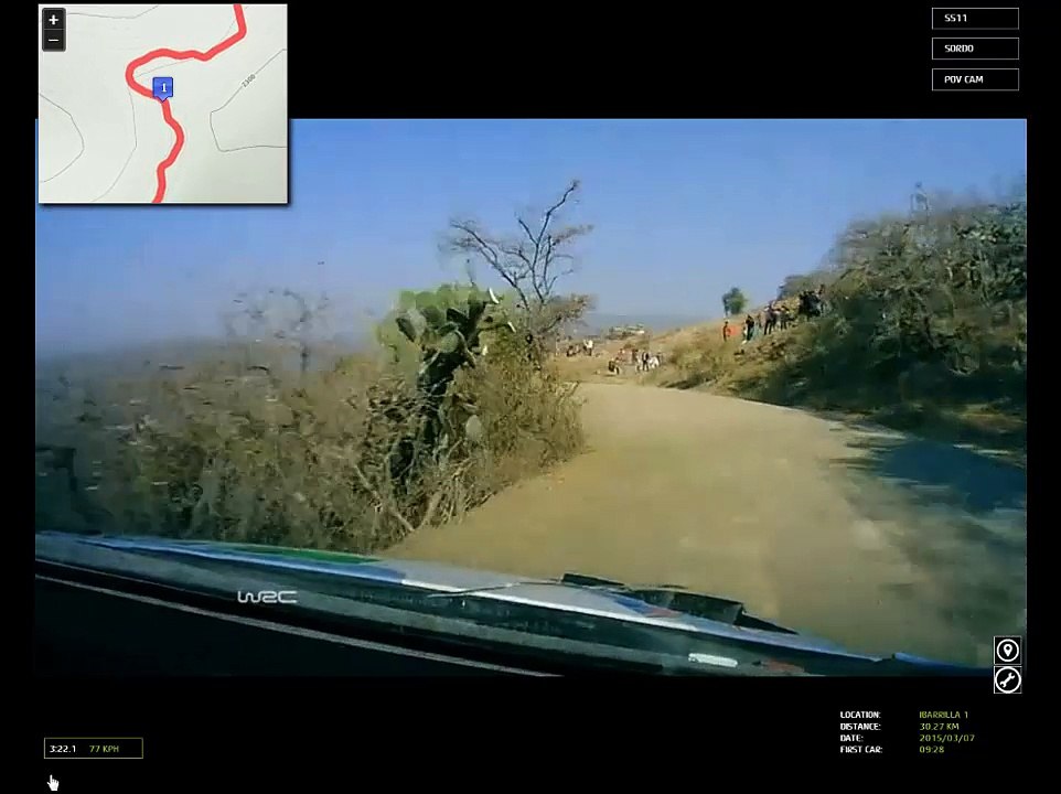 rally mexico 2015 camara interior dani sordo Tramo 11