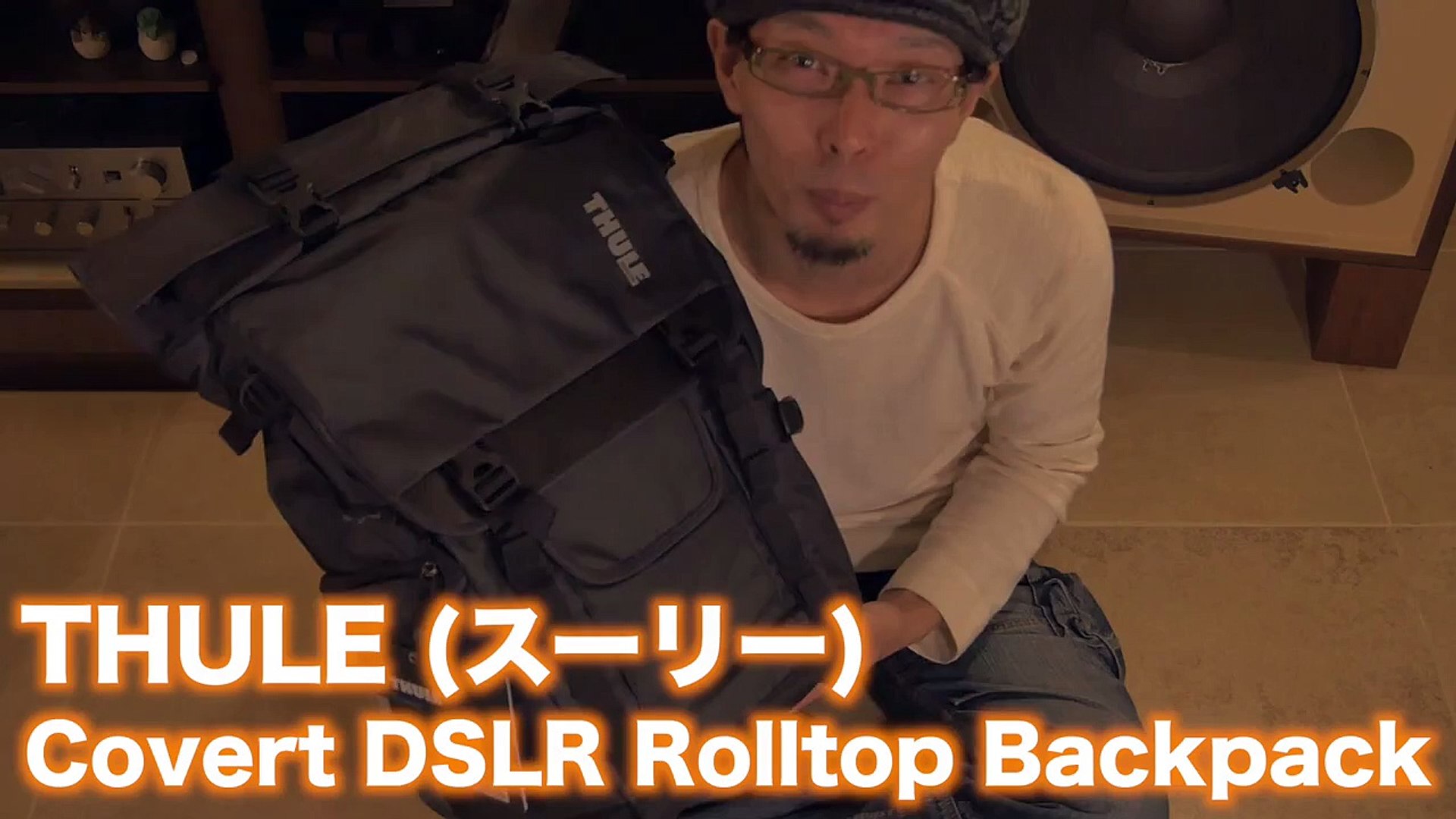 最強カメラバッグ Thule スーリー Covert Dslr Rolltop Backpack は国際線機内持ち込みokな絶妙サイズ Video Dailymotion