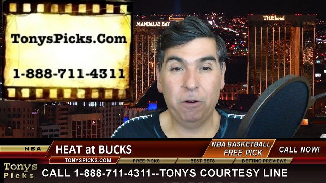 Milwaukee Bucks vs. Miami Heat Free Pick Prediction NBA Pro Basketball Odds Preview 3-24-2015
