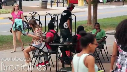 SEXY Girl Sitting on Guys (GONE SEXUAL) - Social Experiment