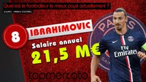 Ibrahimovic, Messi, Ronaldo... le top 10 des joueurs les mieux payés actuellement !
