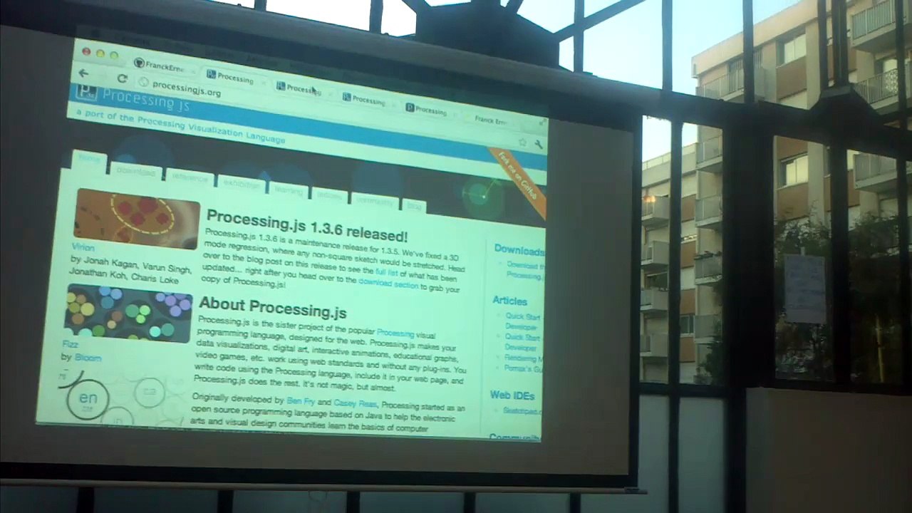 ParisJS 21 - Franck Ernewein - Processingjs: une visualisation pour les systèmes d'informations