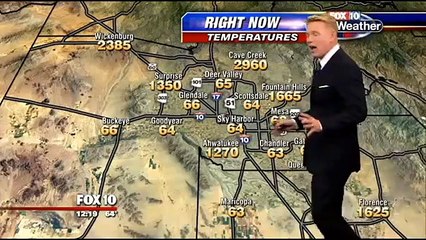 Weather Map Goes Crazy Live On The Air