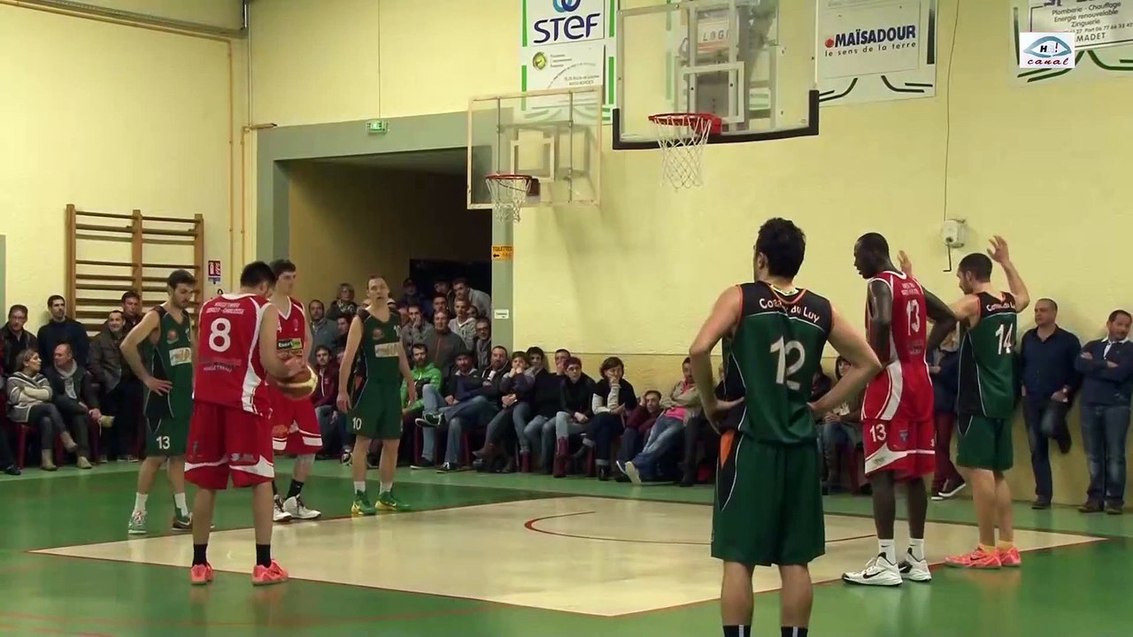 Buzzer beater dans un match de basket en (France)