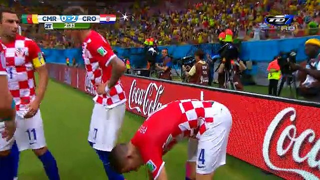 Gol: Croacia 2 - 0 Camerún