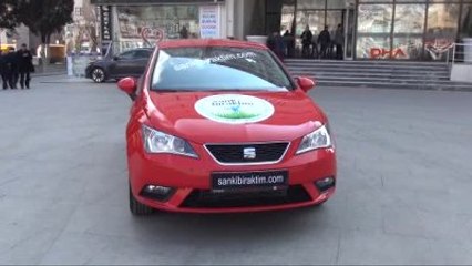 Çorlu Sigara Bilinci İçin Otomobilli Kampanya