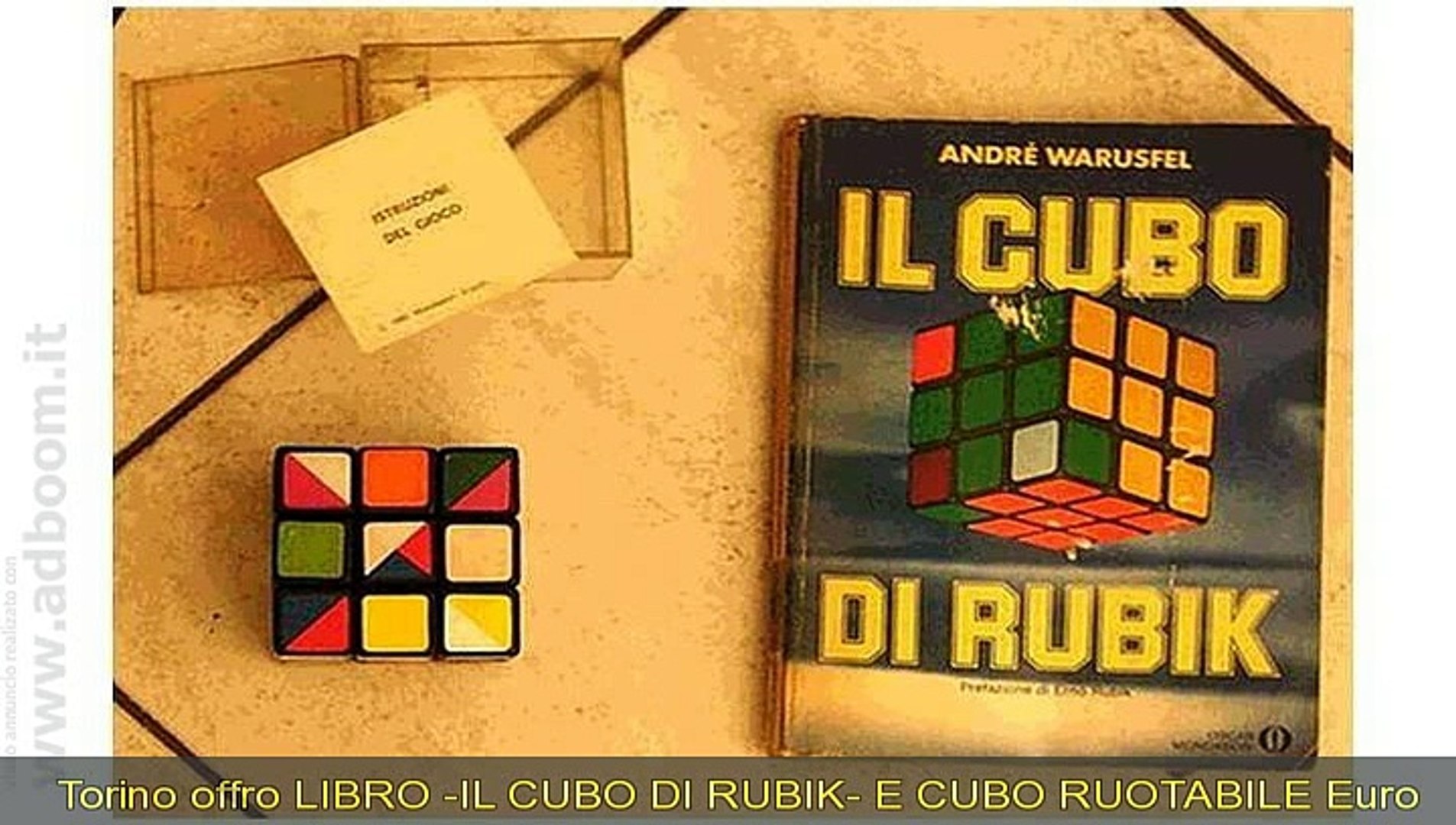 TORINO, LIBRO -IL CUBO DI RUBIK- E CUBO RUOTABILE EURO 10 - Video  Dailymotion