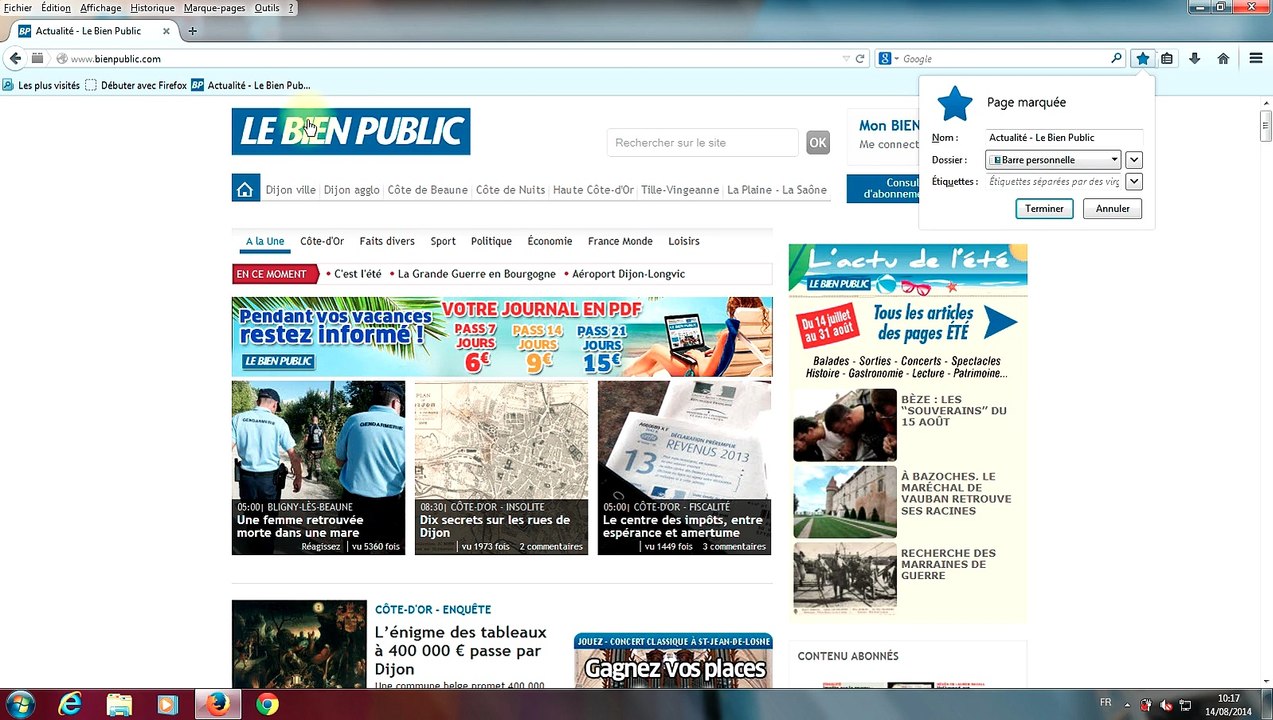 Tuto - Mozilla FireFox - Gérer les Maque Pages