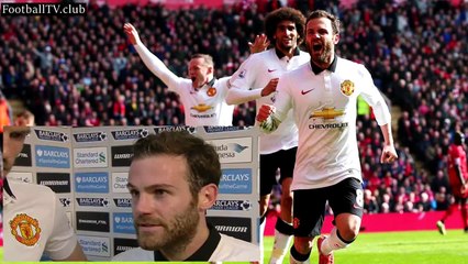 Liverpool vs Manchester United 1 - 2 - Juan Mata & Michael Carrick post-match interview - YouTube