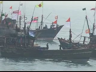 Porbander 57 Fishing boats  released  by  Pakistan security agency
