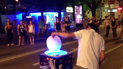 Pamuk Şeker Satıcısından Muhteşem Şov