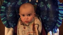 !!! PRICELESS !!! 10 Months Baby Crying With Emotion When Mother Sings