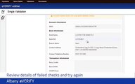 Background Checks Albany eVERIFY - Bank account validation software