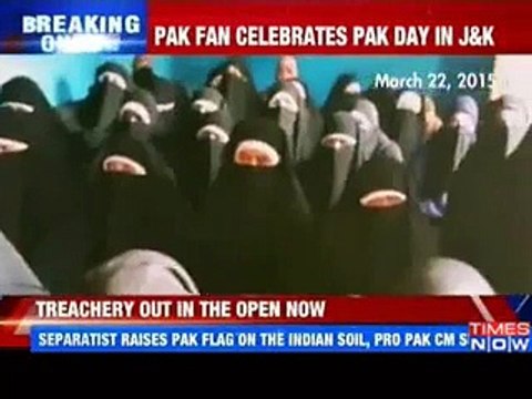 See How Indian Media is Reporting on Pakistani Lady Celebrating ’23rd March in Kashmir