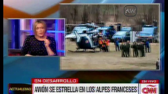 Avión se estrelló en los Alpes Franceses