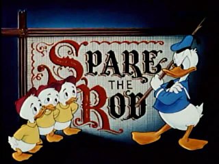 Donald Duck 1954 Spare The Rod