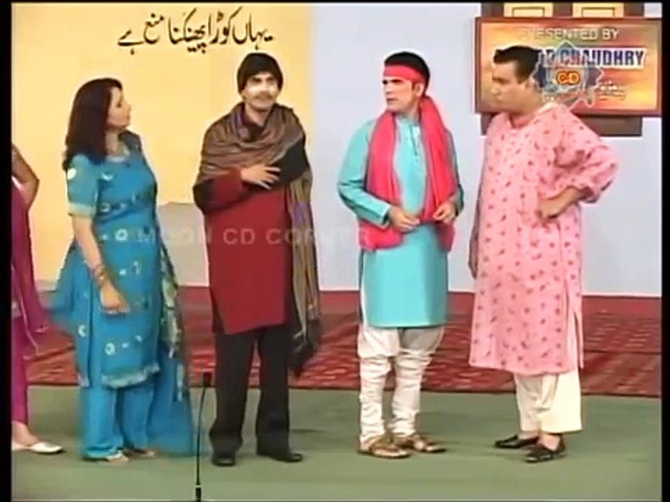 Stage Drama Full Comedy Nasir Chinyoti & Sajan Abbas Video 40