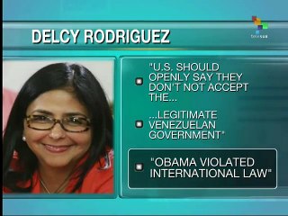 Venezuelan foreign minister blasts US policy as "illegal"